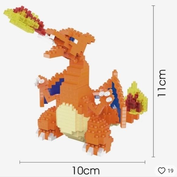 Charizard Pokemon Lego like nano blocks - Picture 1 of 1